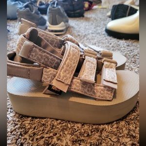 Teva platform sandals